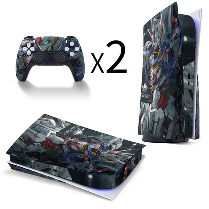 Studeazy™ - Sticker PS5 Personnalisé (Console + manettes)