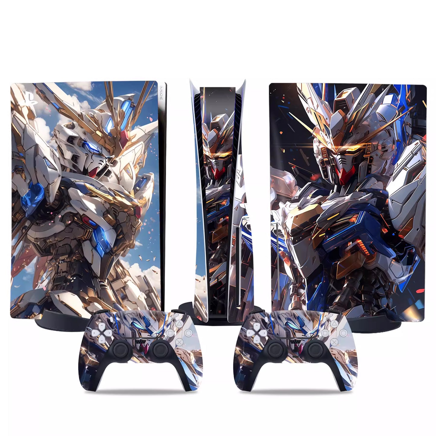 Studeazy™ - Sticker PS5 Personnalisé (Console + manettes)